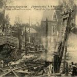 Bruxelles - Exposition Universelle 1910 - L Incendie