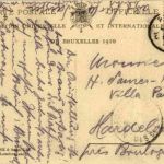 Bruxelles - Exposition Universelle 1910 - L Incendie