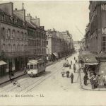 Cherbourg - Rue Gambetia - Tramway
