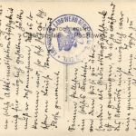 Künstlerkarte - Feldpost