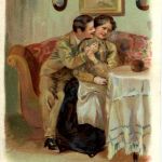 Küssen ist keine Sünd - Prägekarte