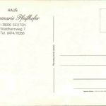 Sexten - Haus Annemarie Pfeifhofer