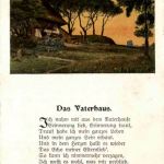 Künstlerkarte mit Gedicht