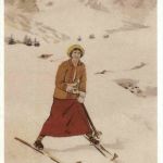 Ski Künstlerkarte Magrini