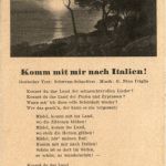 Liederkarte - Kommt mit mir nach Italien
