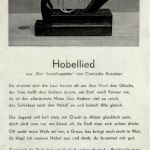 Liederkarte - Hobellied