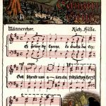 Liederkarte - Harzer Sänger Gruss