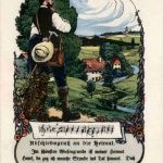 Liederkarte - Abschiedsgruss