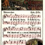 Liederkarte - Harzer Sängergruss