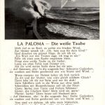 Liederkarte - La Paloma