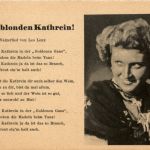 Liederkarte - Bei der blonden Kathrein