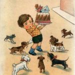 Geburtstag - Kind mit Hund