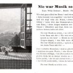 Liederkarte - Nie war Musik so schön