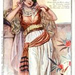 Künstlerkarte Mirza Schaffy - woman