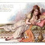 Künstlerkarte Mirza Schaffy - woman