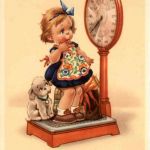 Kind mit Waage und Hund