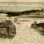 Gruss vom Rossbühel bei Grub - Litho
