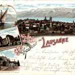 Souvenir de Lausanne - Litho