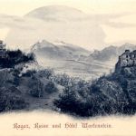 Ragaz, Ruine und Hotel Wartenstein