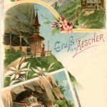 Gruss vom Aescher - Litho