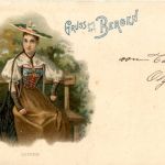 Gruss aus den Bergen - Litho - Künzli