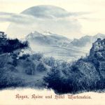 Ragaz - Ruine und Hotel Wartenstein