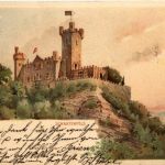 Baden - Schartenfels - Litho