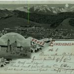 Gruss aus Einsiedeln - Litho