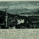 Gruss aus Thun - Litho - Verlag Künzli