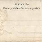 Glarnerin - Litho - Prägekarte
