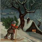 Kind mit Ski
