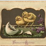 Ostern - Prägekarte
