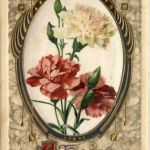 Neujahr - Seidenkarte