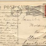 Neujahr - Seidenkarte