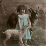 Kind mit Ziege - Goat