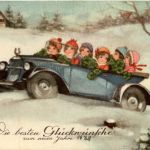 Neujahr - Kinder im Auto
