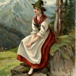 Frau in Tracht
