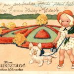 Geburtstag - Kind mit Hund