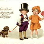 Geburtstag - Kind mit Hund