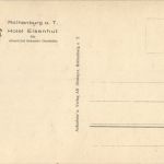 Rotenburg o. T. - Hotel Eisenhut