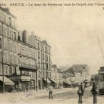 Pantin - La rue de Paris Tramway