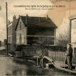 Alfortville - rue de l Ecluse - Inondations 1910