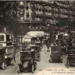 Paris - Le Boulevard des Italiens - Bus Auto