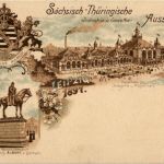 Leipzig - Industrie Ausstellung 1897 - Litho