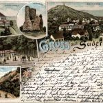 Gruss aus Suderode - Litho