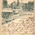 Gruss vom Mönchswalder Berge 1898