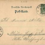 Gruss vom Mönchswalder Berge 1898
