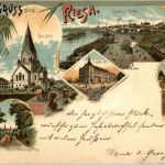 Gruss aus Riesa - Litho