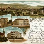 Gruss aus Reichenau - Litho