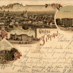 Gruss aus Zittau - Litho
